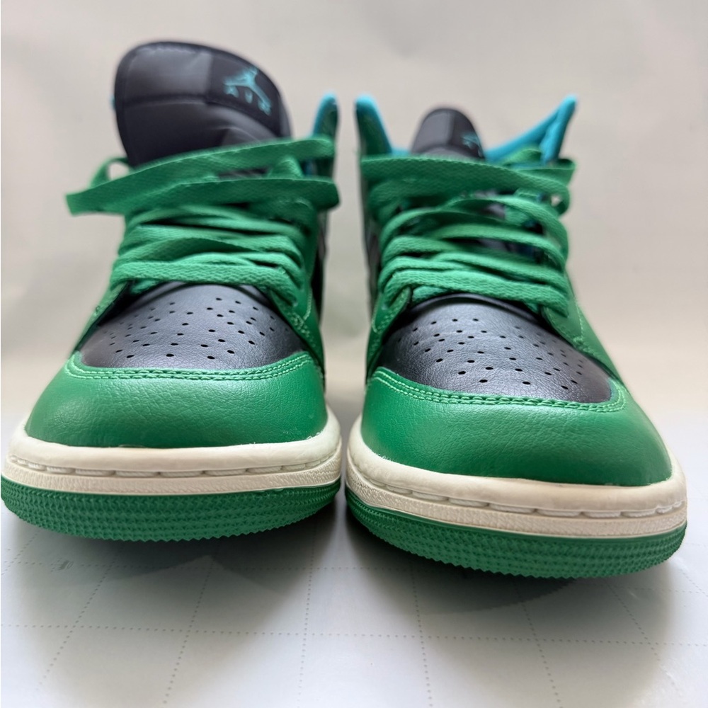 Nike Emerald and Teal High-Top Sneakers - Picture 6 of 6
